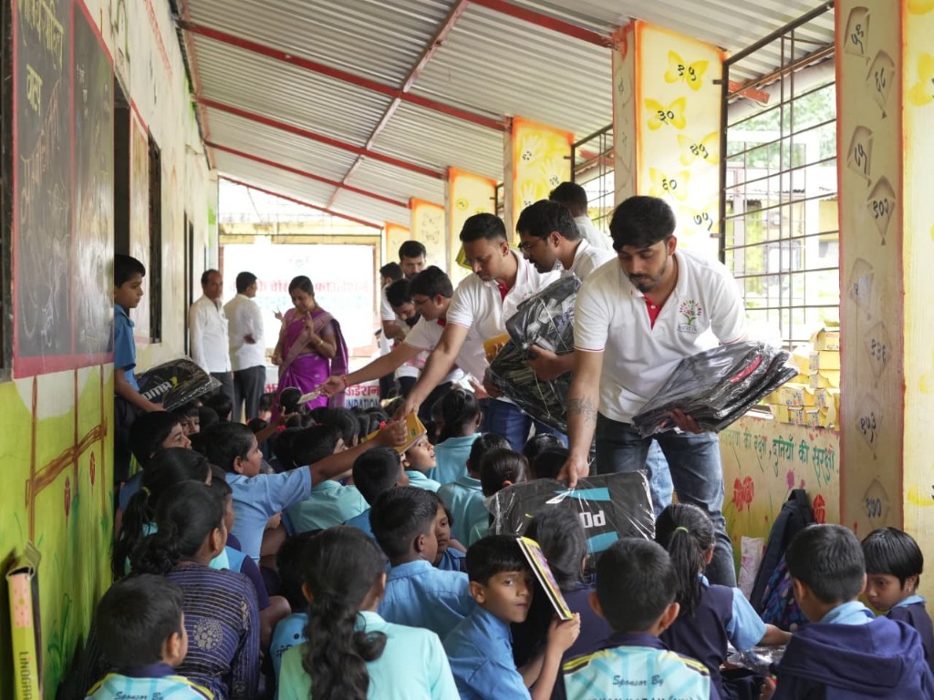 School Supplies Distribution at Saundari photo 4