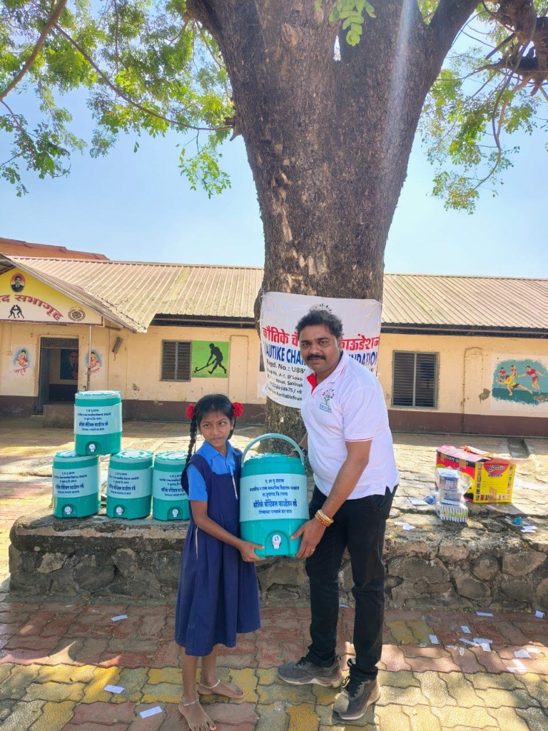 Educational Kits & Water Coolers at Wavloli Ashram School photo 2