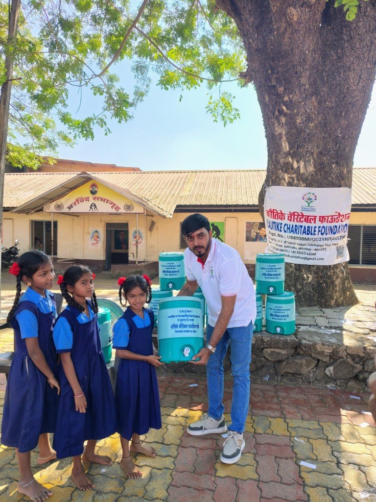 Educational Kits & Water Coolers at Wavloli Ashram School photo 3