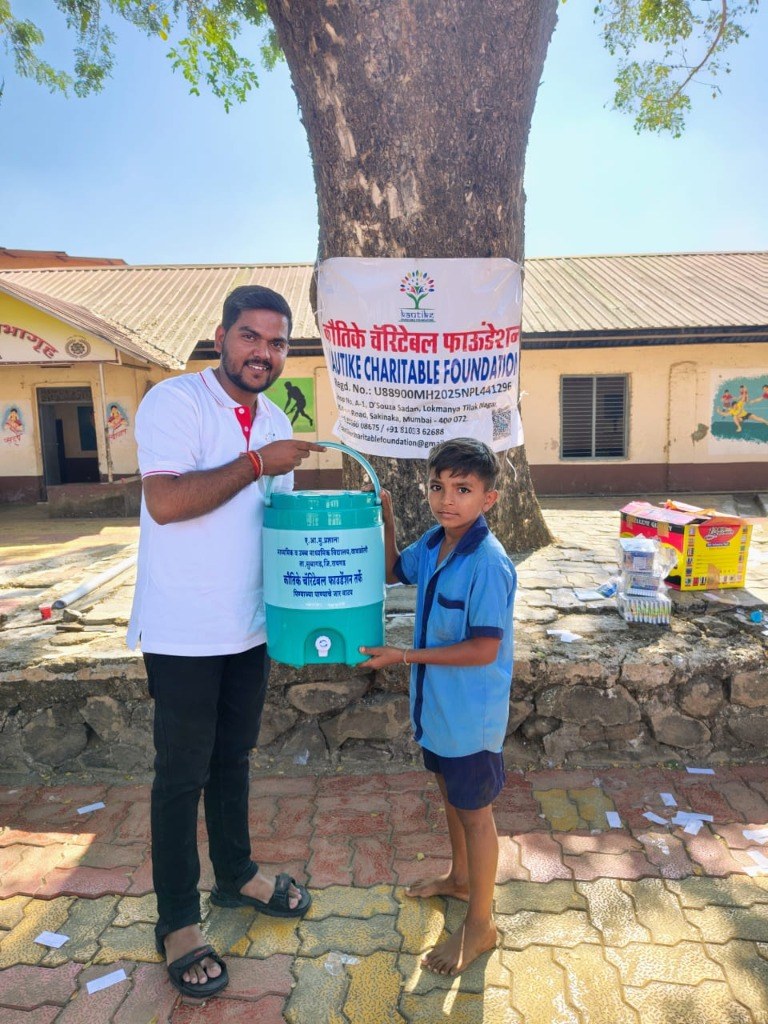 Educational Kits & Water Coolers at Wavloli Ashram School photo 4