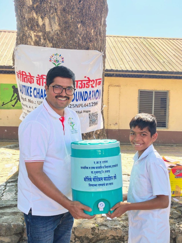 Educational Kits & Water Coolers at Wavloli Ashram School photo 7