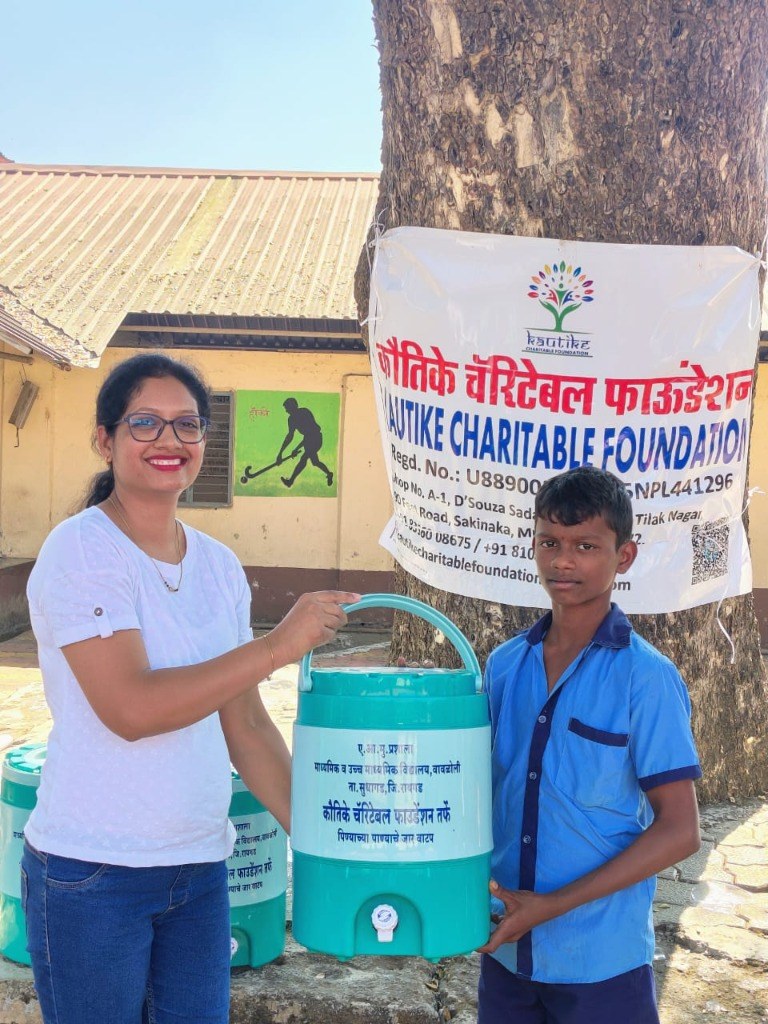 Educational Kits & Water Coolers at Wavloli Ashram School photo 8