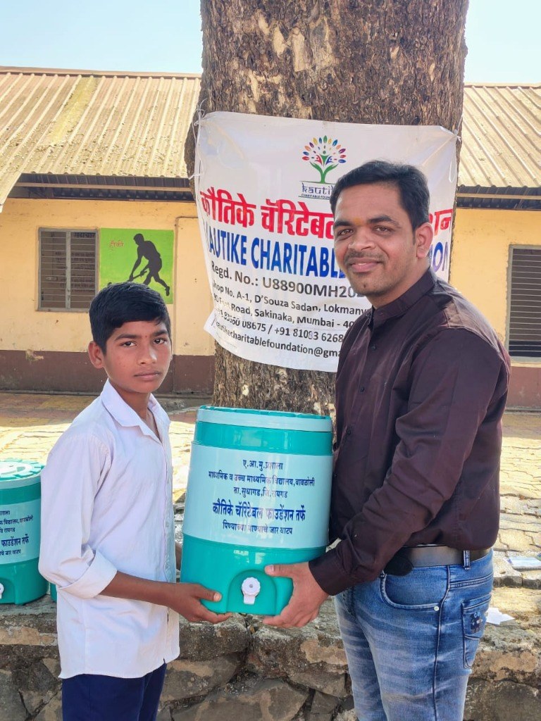 Educational Kits & Water Coolers at Wavloli Ashram School photo 13